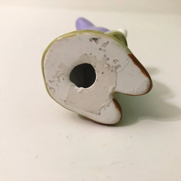 Dopey Figurine Ceramic Snow White 3 Inch Tall Figure Unmarked - Picture 8 of 14